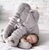 Adorable Elephant Plush Toy (Grey), 3 image