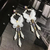 Butterfly Crystal Long Tassel Drop Earrings For Women, 2 image