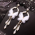 Butterfly Crystal Long Tassel Drop Earrings For Women