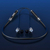 Lenovo He08 Wireless In-Ear Neckband Earphones - Black, 4 image