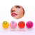 Romantic bear smile ball Lip Balm moisturing change color lip waterproof -multicolor 1pcs