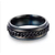 Chimes Tough Dude Black Chain Stainless Steel Ring for Men and Boys, 5 image