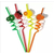 Spiral Straw for Kids & Party Useful for Juice Drinks-Set of 4 pics