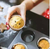 6 Slot Cupcake Mould Tray Bakeware Combo Cake Decoration Tools and Accessories-Black, 4 image