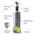 Kitchen Stainless Steel Oil Bottle 300ml, 3 image