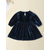 Baby Beautiful Stylish Dress Deep Blue, Size: 0-3y