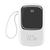 Baseus Qpow Digital Display quick charging power bank 20000mAh 22.5W (With Type-C Cable)White, 2 image