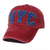 Retro Washed Canvas Denim Letters Patchwork Vintage Fashion Baseball Cap, Color: Red, 2 image
