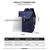 NAVIFORCE NFB6802 Black Waterproof Mens Backpack with Separate Laptop Compartment Sport Business Bag - Black, 8 image