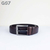 B84. Men's GS7 Logo Belt for Casual Dress with Single Prong Buckle For Jeans or Khakis