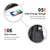 NAVIFORCE B6808 Fashion Casual Men's Backpacks Large Capacity Business Travel USB Charging Bag - Black, 8 image