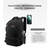 NAVIFORCE B6806 Fashion Business Backpacks Men Style High Quality PU Waterproof Travel Bag - CF Gray, 6 image