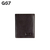 GS7 Men's Bifold Chocolate Short Wallet
