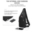 NAVIFORCE NFB6801 Black Waterproof School Bag Bagpack Mens with USB Charging Function Business Laptop Backpack - Black, 9 image
