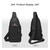 NAVIFORCE NFB6801 Black Waterproof School Bag Bagpack Mens with USB Charging Function Business Laptop Backpack - Black, 12 image