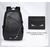 NAVIFORCE B6807 Quality Nylon Waterproof Travel Backpacks Fashion Multifunction Large Capacity and USB - Black, 9 image