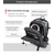 NAVIFORCE B6808 Fashion Casual Men's Backpacks Large Capacity Business Travel USB Charging Bag - Black, 5 image