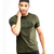 Men's Cotton T-Shirt AMTB 11-Green, Size: XL