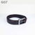 B84. Men's GS7 Logo Belt for Casual Dress with Single Prong Buckle For Jeans or Khakis, 3 image