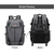 NAVIFORCE B6808 Fashion Casual Men's Backpacks Large Capacity Business Travel USB Charging Bag - Gray, 13 image