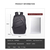 NAVIFORCE B6804 School Bag 16 inch Laptop USB Rucksack Anti Theft Men Backbag Travel - Gray, 4 image