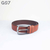 B81. GS7 Genuine Leather For Men High Quality Silver Buckle Formal and Casual Belt, 2 image