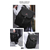 NAVIFORCE NFB6802 Black Waterproof Mens Backpack with Separate Laptop Compartment Sport Business Bag - Black, 2 image