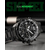 SKMEI 1649 Black Stainless Steel Dual Time Sport Watch For Men - Black, 7 image