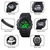 SKMEI 1583 Black PU Digital Watch For Men - White & Black, 2 image