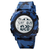 SKMEI 1576 Navy Blue Camouflage PU Digital Watch For Unisex - Navy Blue Camouflage