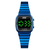 SKMEI 1543 Royal Blue Stainless Steel LED Digital Watch For Women - Royal Blue