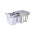 PVC Drawing Dustbin - White