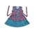 Medium Blue Multy Cotton For Girls, Baby Dress Size: 9-12 months