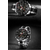 Naviforce NF9195 Silver And Black Stainless Steel Dual Time Watch For Men - Black & Silver, 3 image