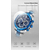 Naviforce NF9196 Silver And Royal Blue Two-Tone Stainless Steel Chronograph Watch For Men - Royal Blue & Silver, 11 image