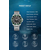 Naviforce NFS1004 Silver Stainless Steel Automatic Watch For Men - Green & Silver, 4 image