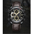 Naviforce NF9197L Chocolate PU Leather Dual Time Watch For Men - Black & Chocolate, 10 image