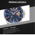 Naviforce NF9191 Silver Stainless Steel Analog Watch For Men - Royal Blue & RoseGold, 11 image