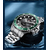 Naviforce NFS1004 Silver Stainless Steel Automatic Watch For Men - Green & Silver, 10 image