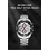 Naviforce NF8021 Silver Stainless Steel Chronograph Watch For Men - White & Silver, 3 image