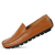 Tan Color Leather Loafers For Men SB-S127, Size: 43, 2 image