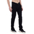 NZ-13069 Slim-fit Stretchable Denim Jeans Pant For Men - Deep Black, 3 image