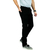 NZ-13021 Slim-fit Stretchable Denim Jeans Pant For Men - Deep Black, 2 image