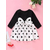 Baby Beautiful Black & White Frock, Baby Dress Size: 0-3 years