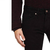 NZ-13048 Slim-fit Stretchable Denim Jeans Pant For Men - Deep Black, 4 image