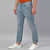 NZ-13083 Slim-fit Stretchable Denim Jeans Pant For Men - Light Blue, 2 image