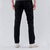 NZ-13094 Slim-fit Stretchable Denim Jeans Pant For Men - Deep Black, 2 image
