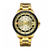 CURREN 8333 Golden Stainless Steel Analog Watch For Men - Golden