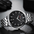 CURREN 8364 Silver Stainless Steel Analog Watch For Men - Black & Silver, 2 image