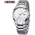 Stainless Steel Analog Watches for Men -Silver-8106, 2 image